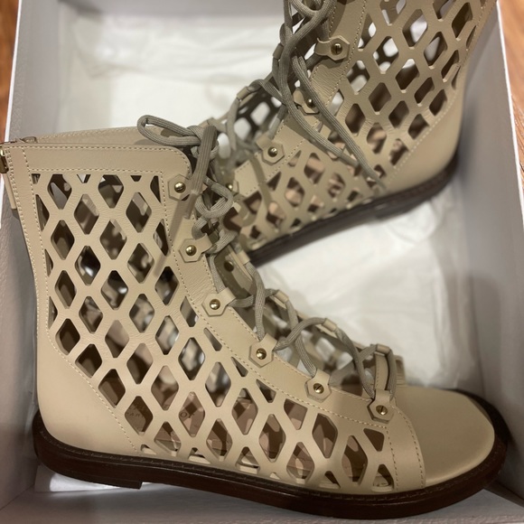 Dior Christian d-trap sandals corde nude color 39.5 laced gladiator - Picture 3 of 9